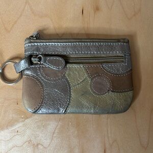 Fossil vintage Metallic Patchwork Coin Purse
